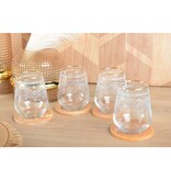 Arabische waterglazen - veel van 6