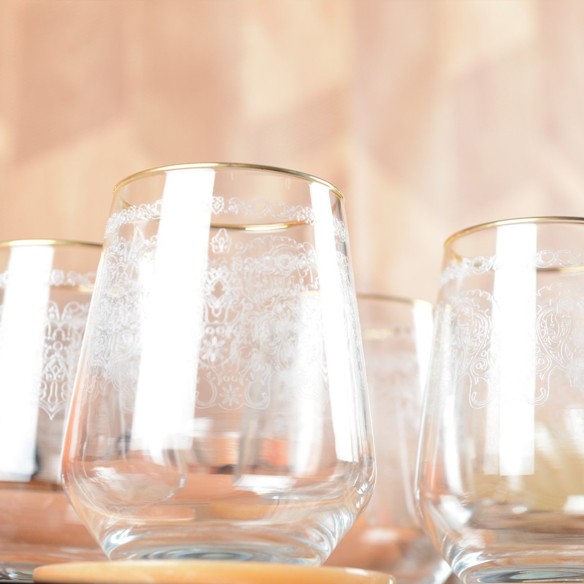 Arabische waterglazen - veel van 6