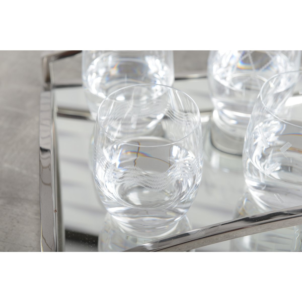 crystalex Tempo Kristallen waterglazen. Set van 6 stuks