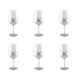 Glow zilveren wijnglazen - veel 6