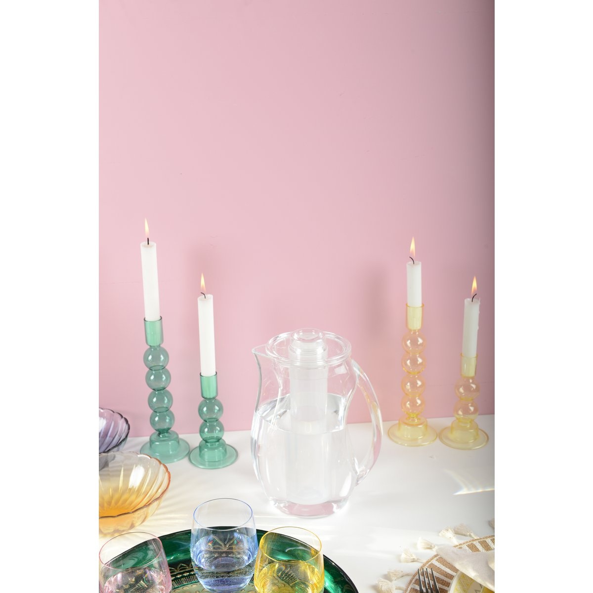 Pichet met acrylfilter 18,5x13.5x26.5cm