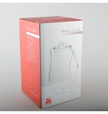 Pichet met acrylfilter 18,5x13.5x26.5cm