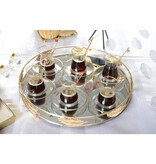 Gouden Filet Tea Cups - veel 6