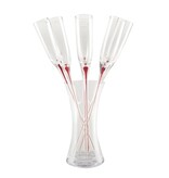 Rode voet fluiten met ondersteuning - veel van 6