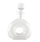 Glazen whisky karaf met een gat van 19x27,5 cm