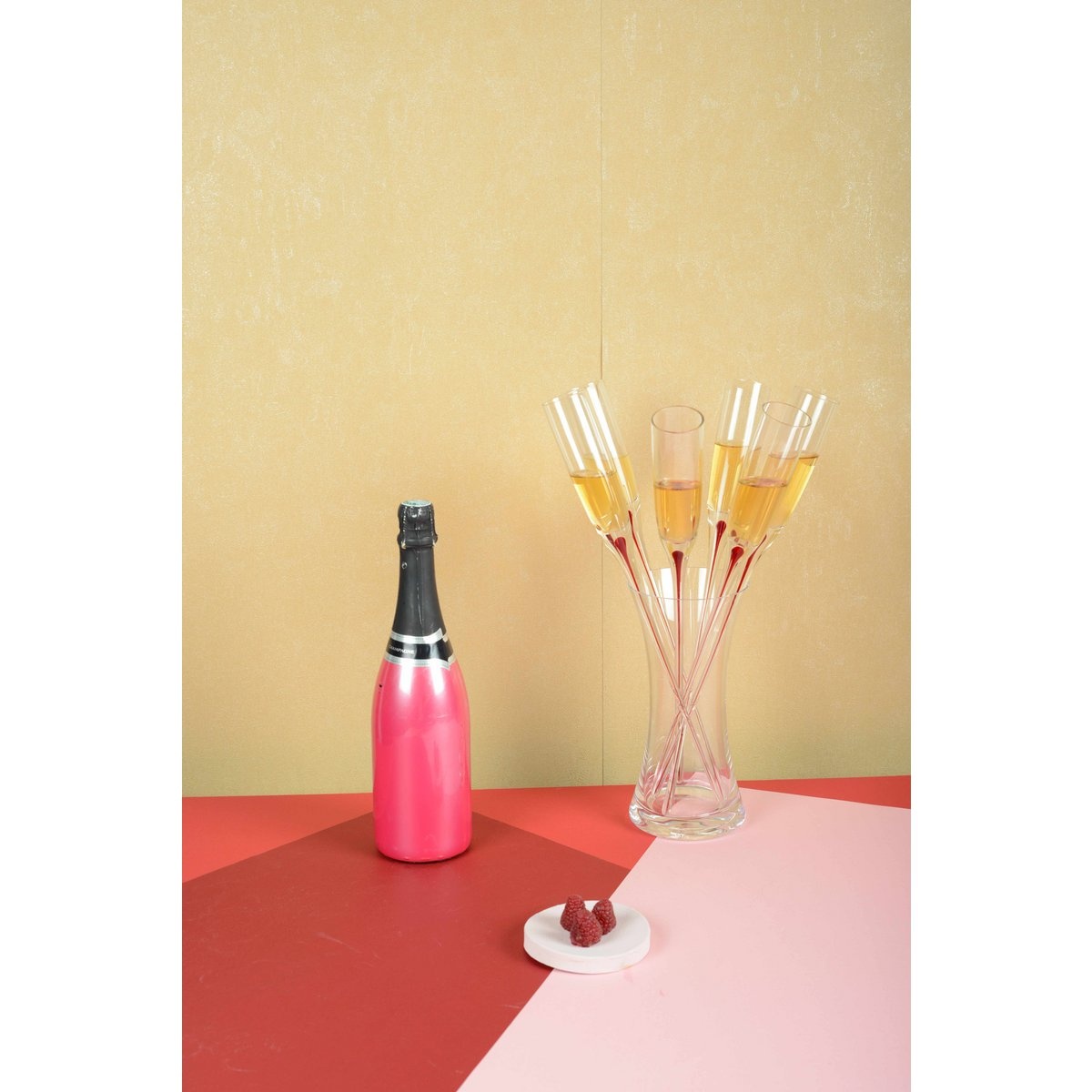 Aulica Champagne flûtes op een steel  - set  van 6 stuks