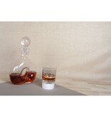 Hole Whisky-Karaffe mit einem Loch. 19x27,5 cm