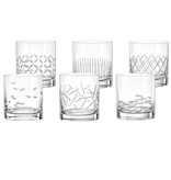 crystalex Minsk Kristallen Whisky glazen 280ml - Set van 6 stuks