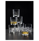 crystalex Minsk Crystal Whisky Gläser 280ml - Set mit 6 Stück