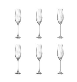 WATERVAL CHAMPAGNE FLUIT-SET VAN 6