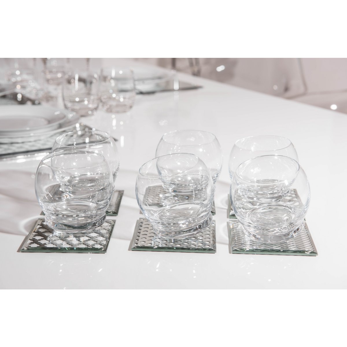 crystalex Culbuto Kristallen Waterglazen – Set van 6 (390 ml)