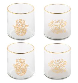 Fatma -hand en gouden waterglazen - veel 4