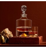 Nude Glass Nude Glass – Totenkopf Whiskeyset Shadow – Karaffe 1,25 L + 2 Gläser