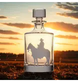 Godinger Prairie Cowboy  Karaffe