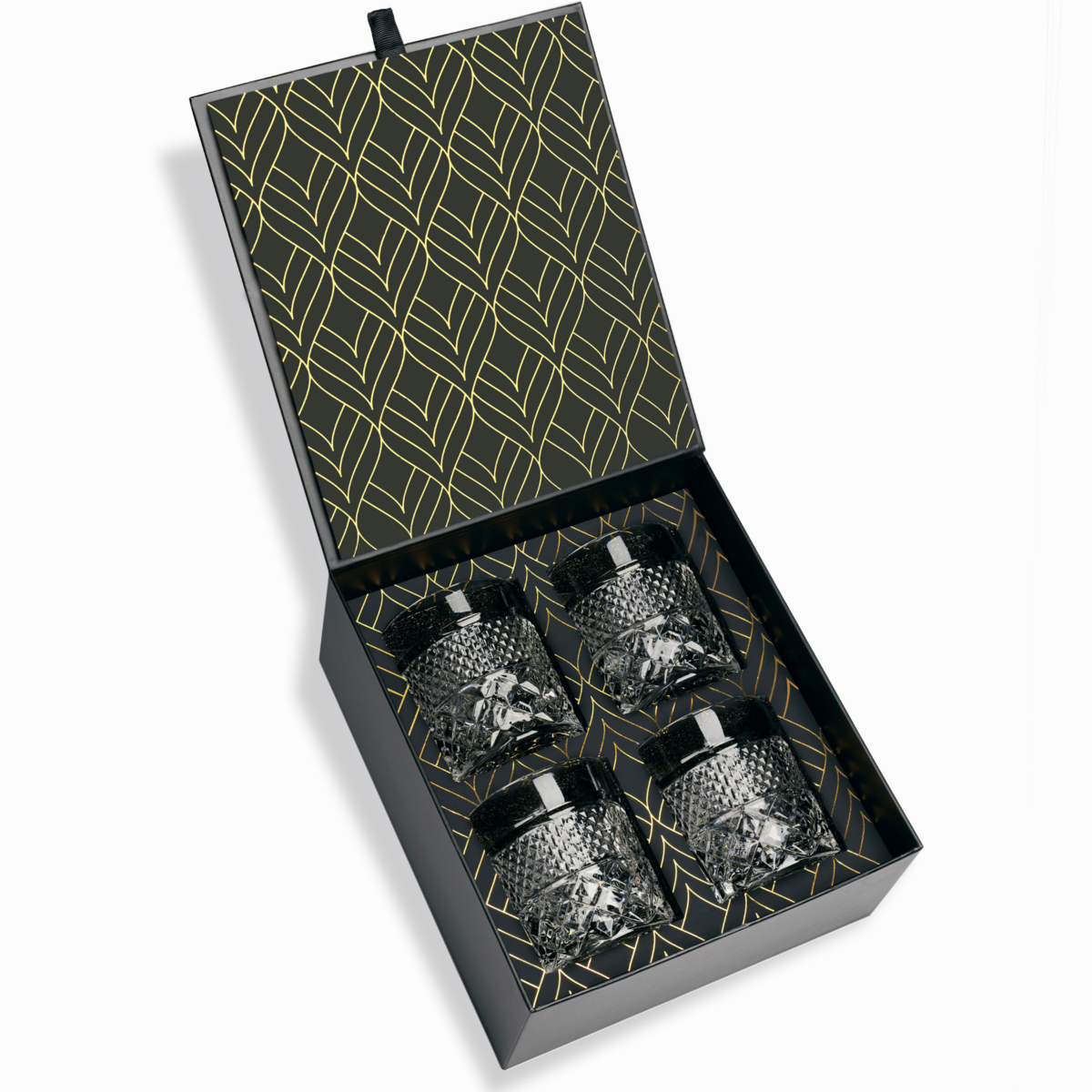 Rocks Admiral Whiskyglazen – Privilege Collectie - Set van 4