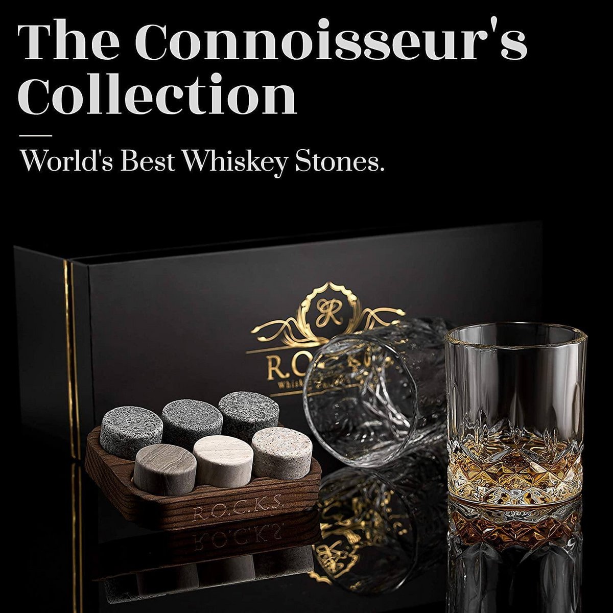Rocks  Connoisseur's Set - Signature Whiskey Glass Edition