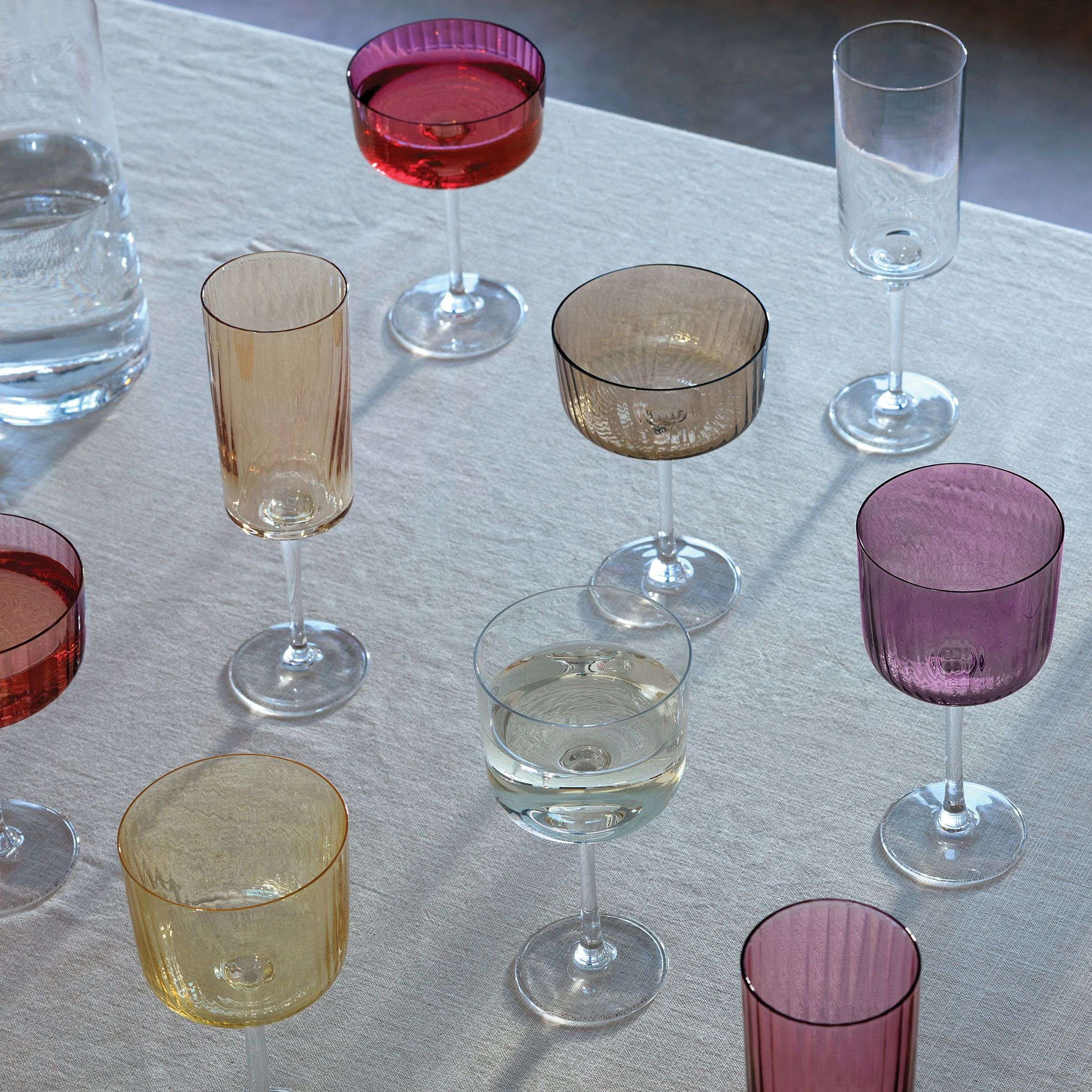 L.S.A. Gems Champagne Flute 210 ml Set van 4 Stuks