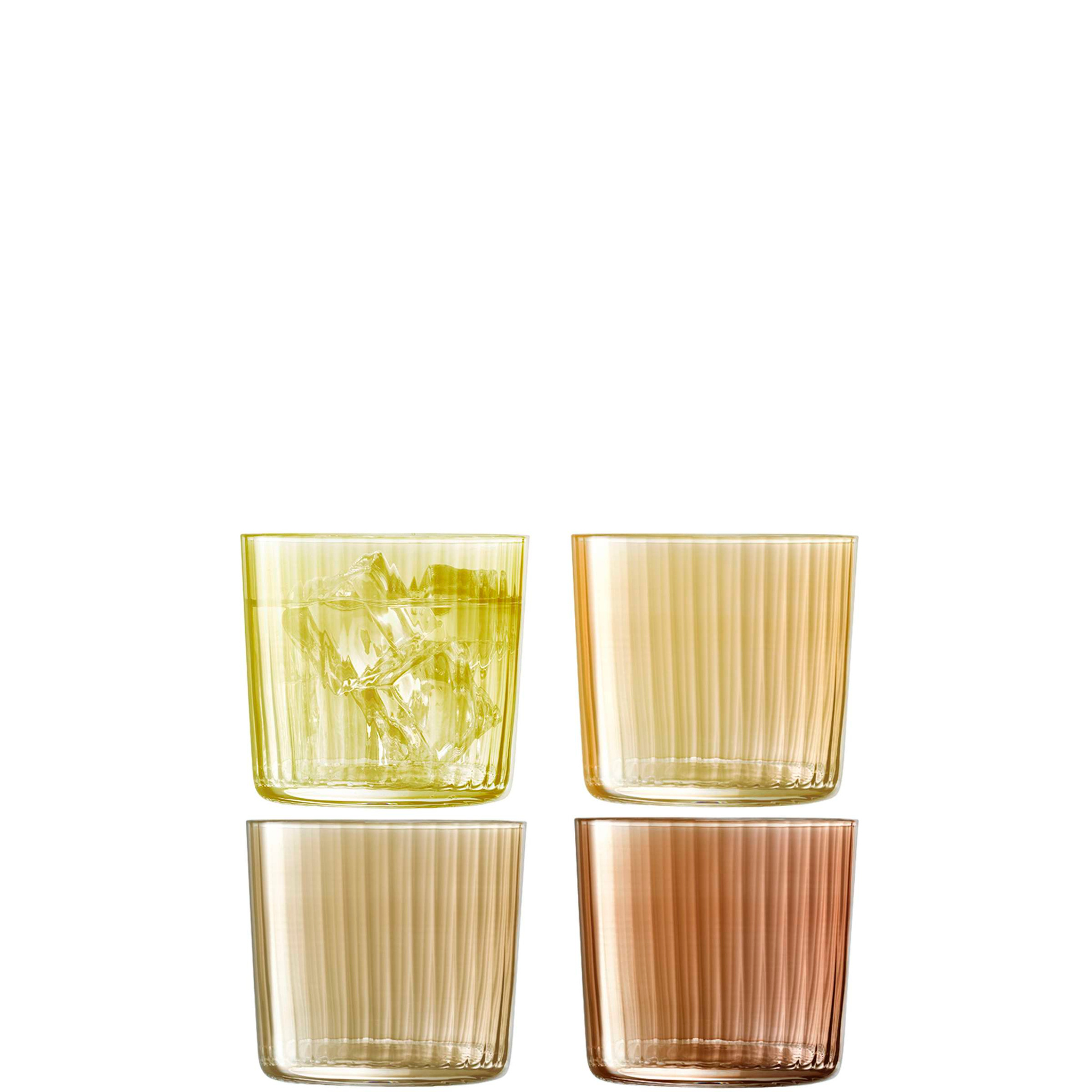 L.S.A. Gems Glas 310 ml Bernstein Satz von 4 Stücken