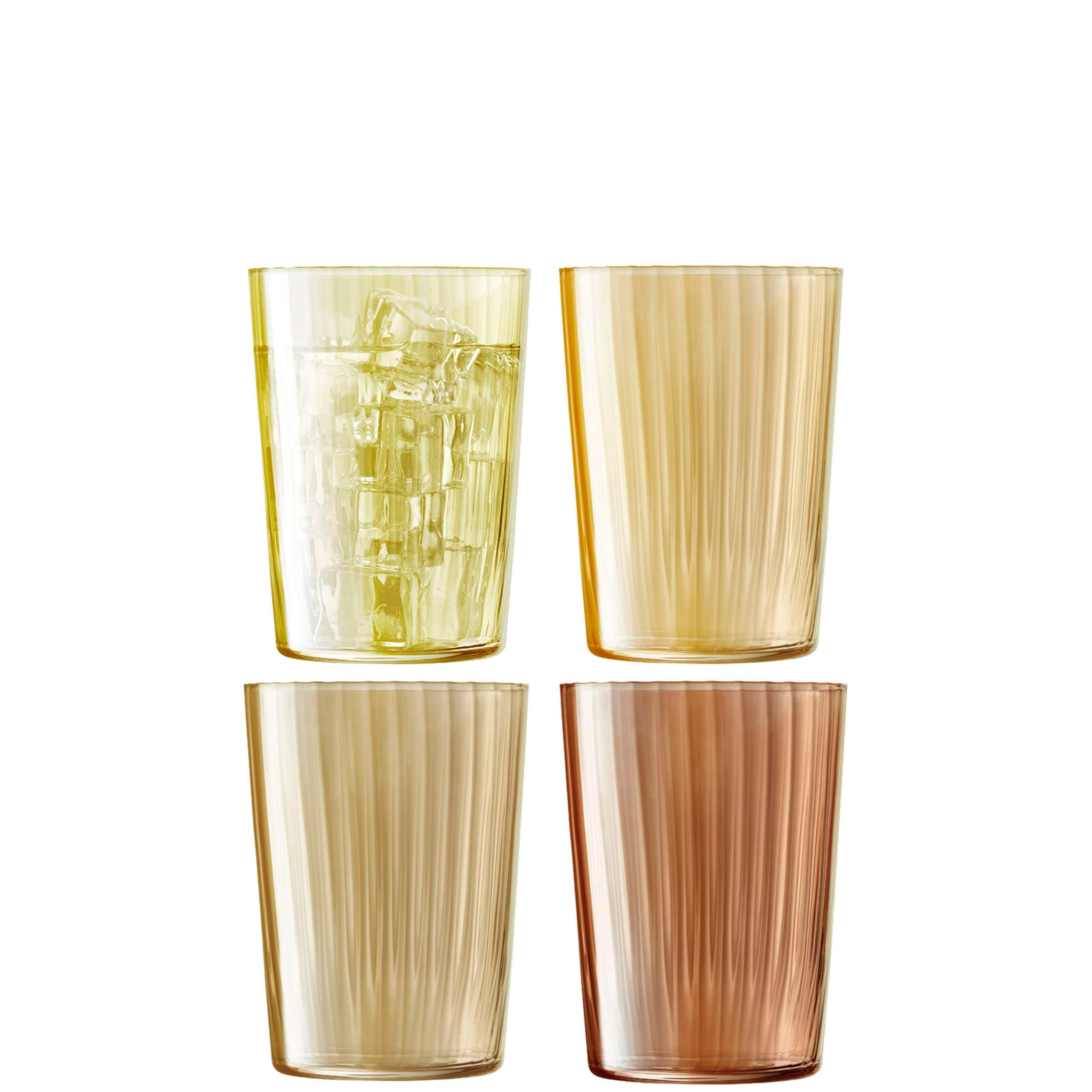 L.S.A. Gems Glas 560 ml Amber Satz von 4 Stücken
