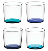 L.S.A. Coro Tumbler Glas 310 ml Set van 4 Stuks Assorti