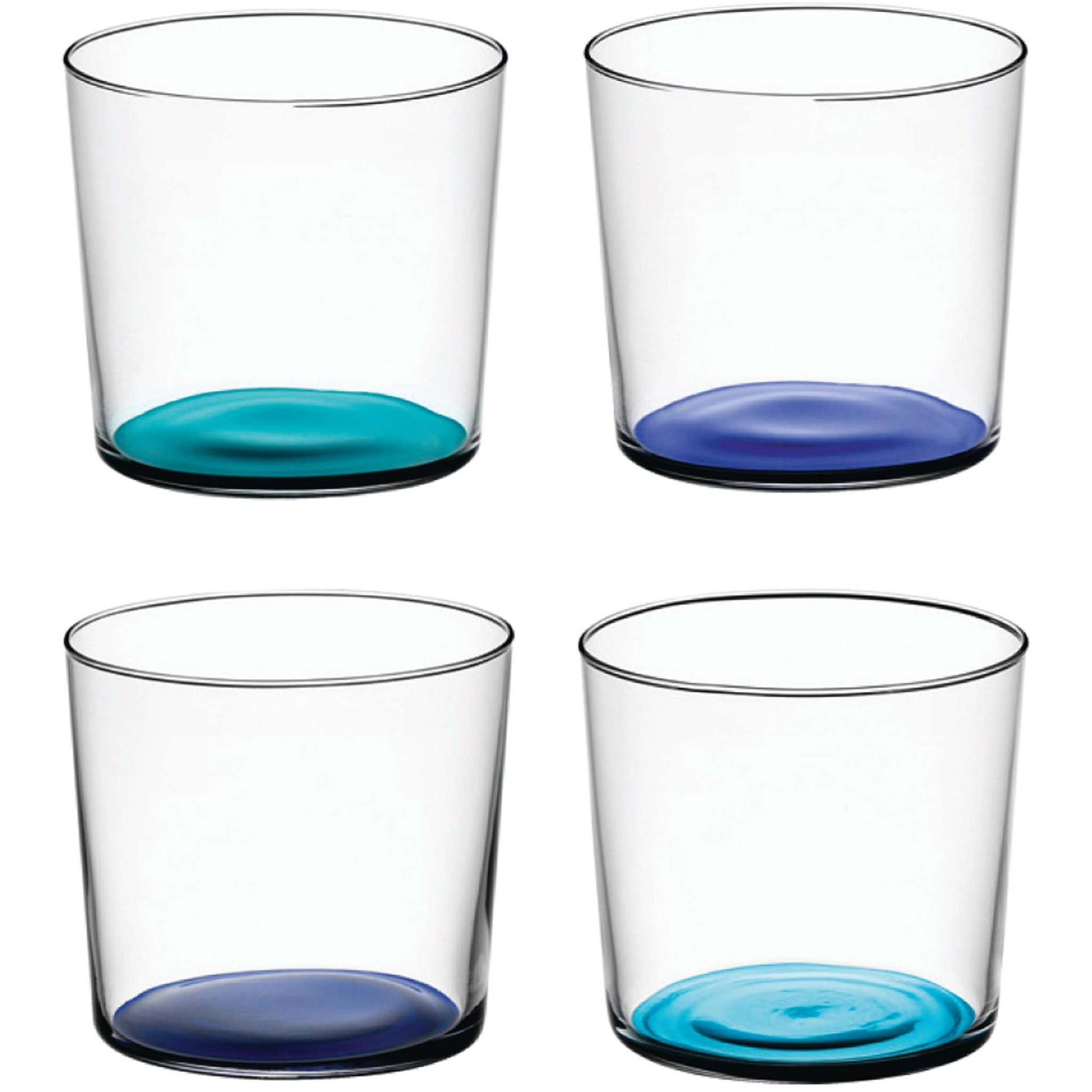 L.S.A. Coro Tumbler Glas 310 ml Set van 4 Stuks Assorti