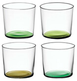 L.S.A. Coro Tumbler Glas 310 ml Set van 4 Stuks Assorti