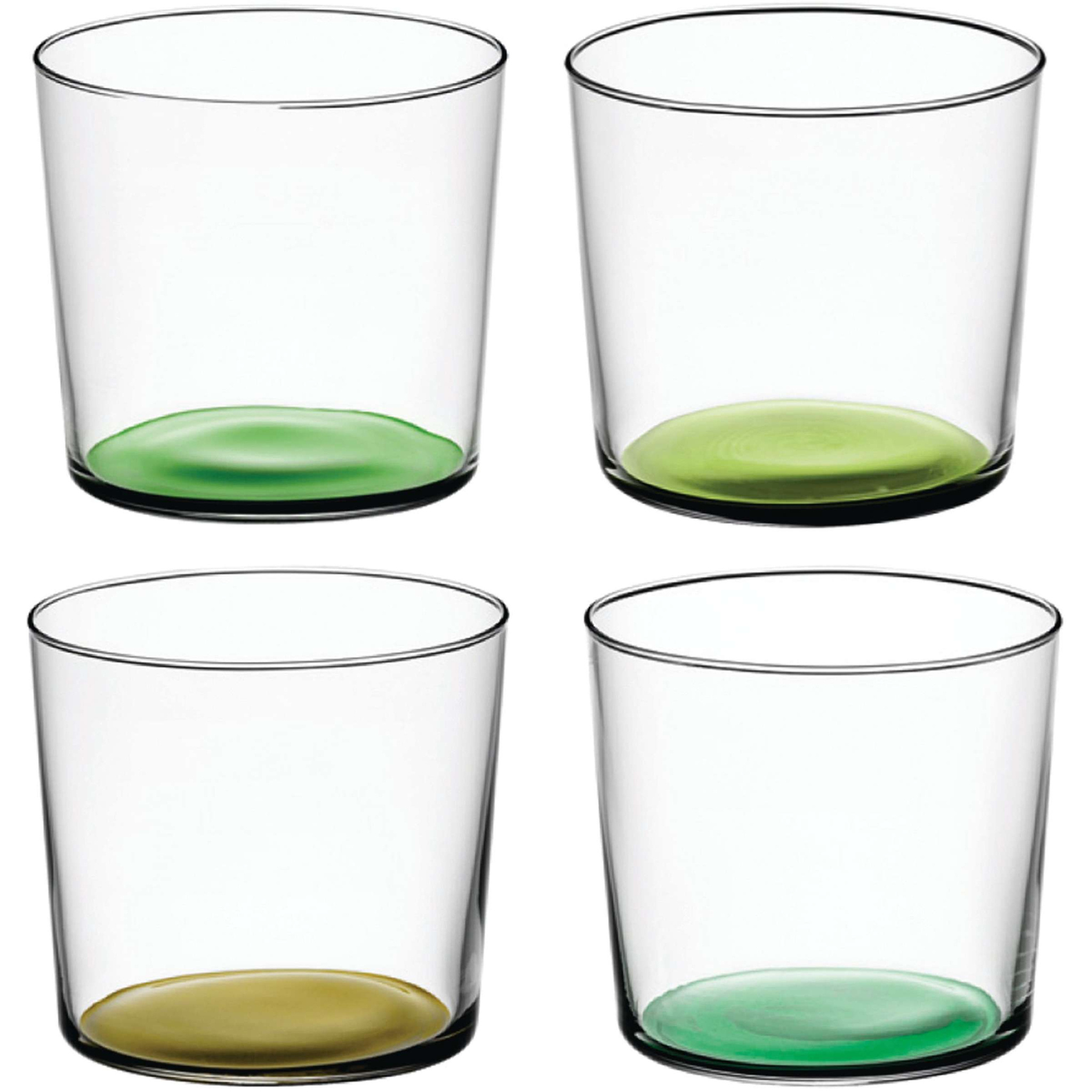 L.S.A. Coro Tumbler Glas 310 ml Set van 4 Stuks Assorti