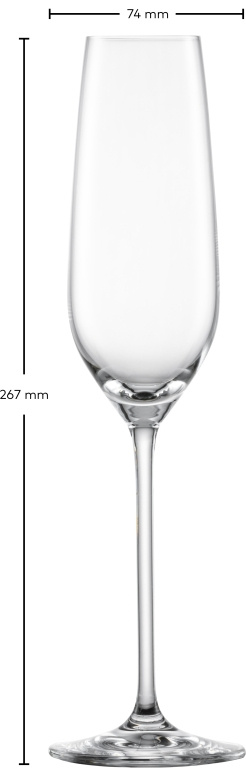 Schott Zwiesel Schott Zwiesel Fortissimo Champagneglas met MP 7 - 0.24Ltr - 4 glazen
