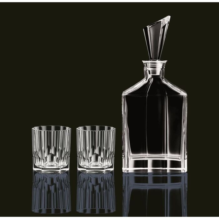 Nachtmann Nachtmann Aspen Whiskyset – Kristalglas met karaf en 2 whiskyglazen
