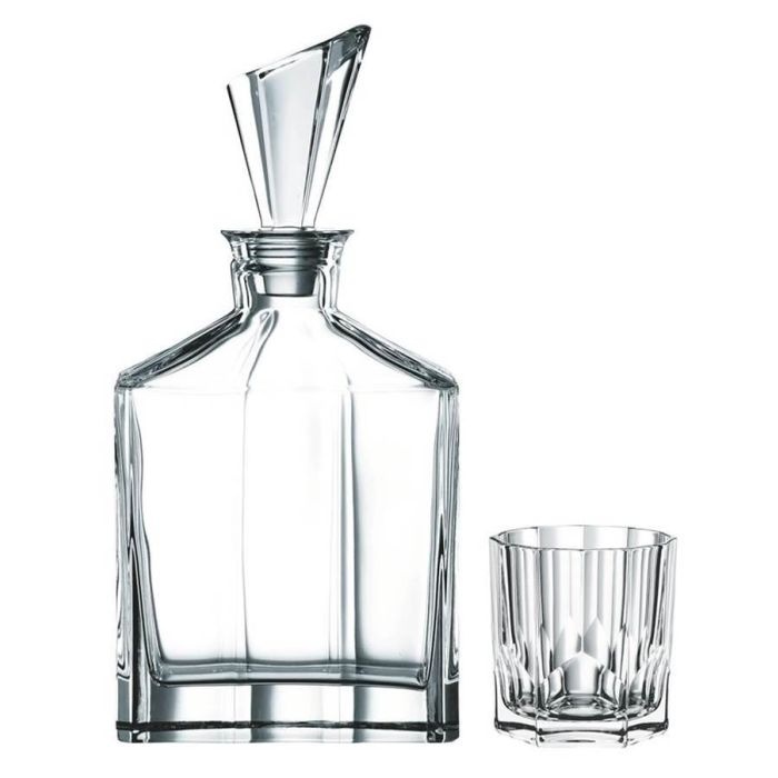 Nachtmann Nachtmann Aspen Whiskyset – Kristalglas met karaf en 2 whiskyglazen