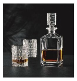 Nachtmann Nachtmann Bossa Nova Whiskyset – Kristalglazen Karaf 750 ml met 2 Whiskyglazen 330 ml