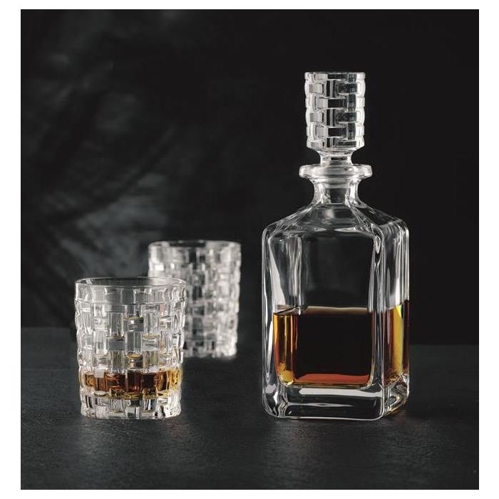 Nachtmann Nachtmann Bossa Nova Whiskyset – Kristalglazen Karaf 750 ml met 2 Whiskyglazen 330 ml