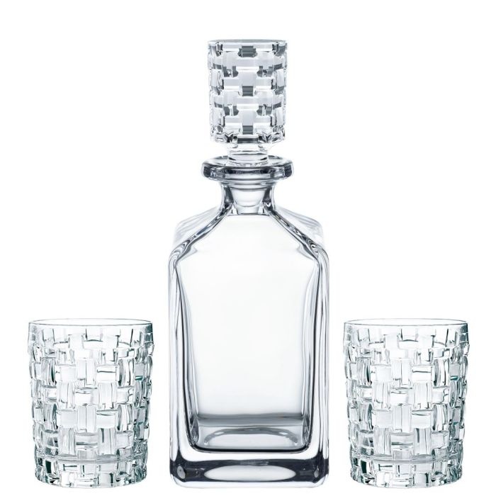 Nachtmann Nachtmann Bossa Nova Whiskyset – Kristalglazen Karaf 750 ml met 2 Whiskyglazen 330 ml