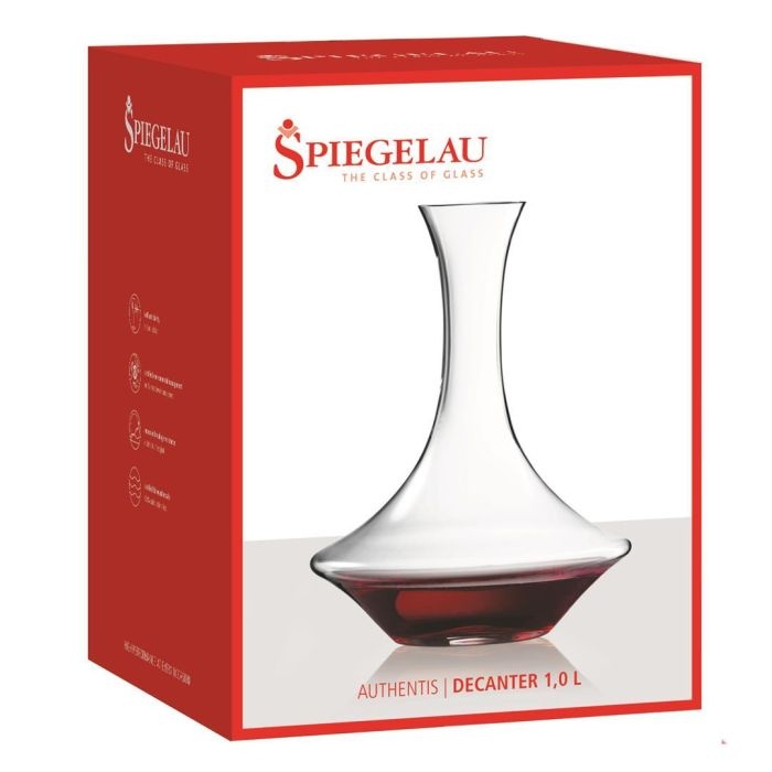 Nachtmann Spiegelau Authentis Decanteerkaraf – Kristalglas Rode Wijn Karaf 1 Liter