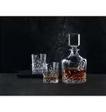 Nachtmann Nachtmann Sculpture Whiskyset – Kristalglas Karaf 750 ml met 2 Whiskyglazen 365 ml