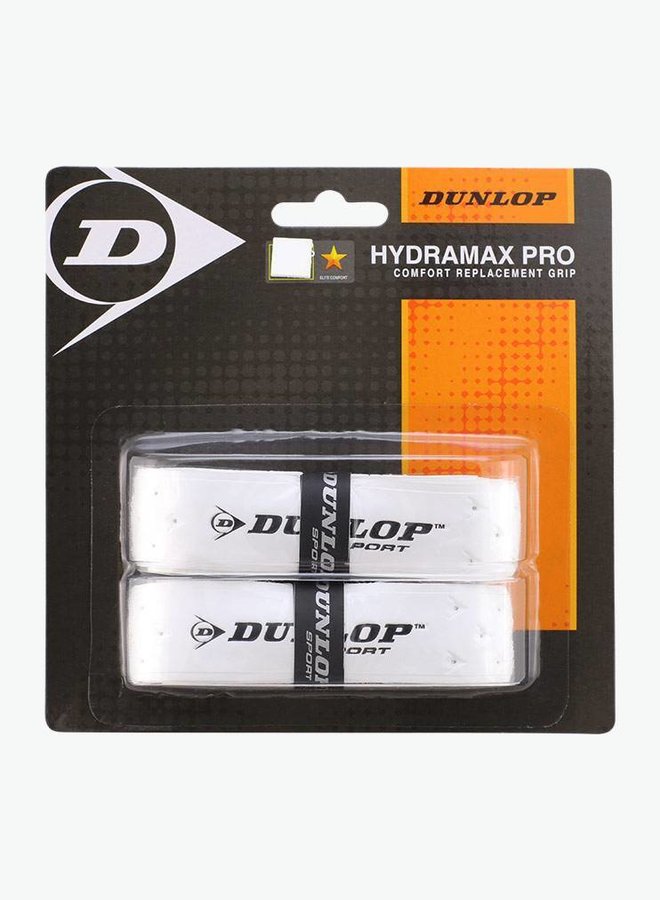 Dunlop Hydramax Pro Basisgriffband - 2er Pack - Weiß