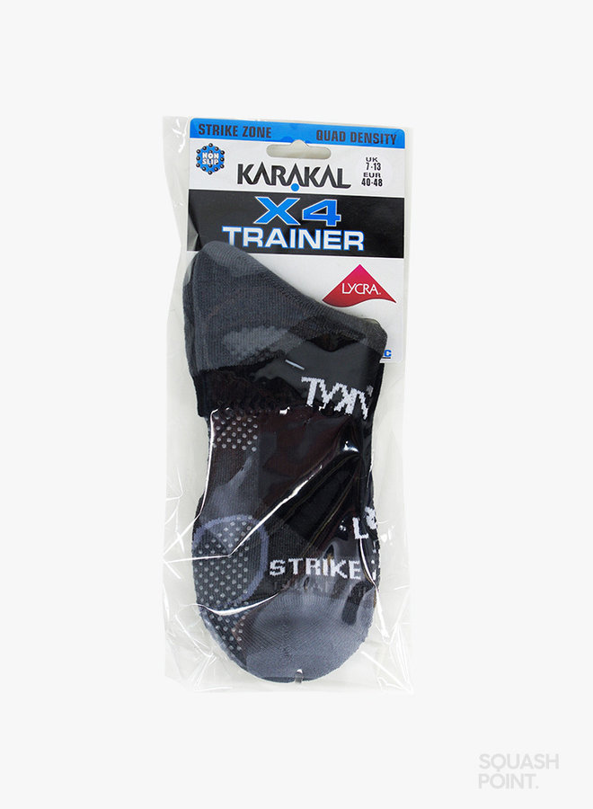 Karakal X4-Technical Sneaker Socken - Schwarz