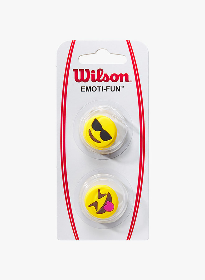 Wilson Emoti-Fun Sunglasses / Tongue Out Dämpfer - 2er Pack