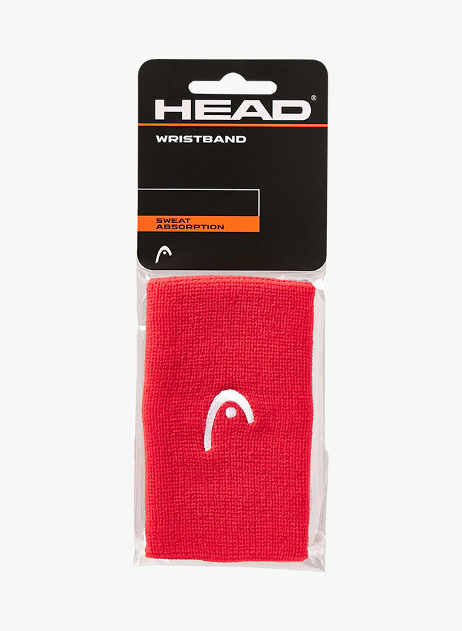 Head Schweißband 5" - 2er Pack - Rot