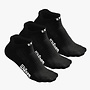 Wilson Damen No Show Socken - 3er Pack - Schwarz