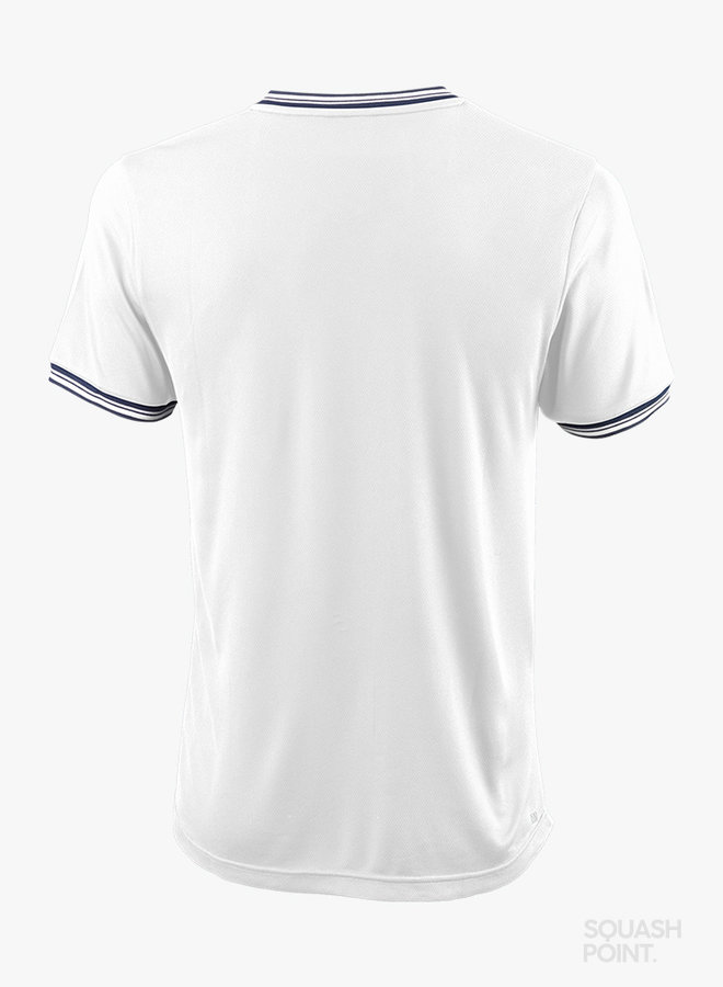 Wilson Team II High V-Neck Shirt - Weiß