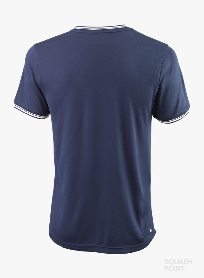 Wilson Team II High V-Neck Shirt - Dunkelblau