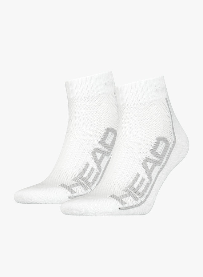 Head Performance Quarter Socken - 2er Pack - Weiß