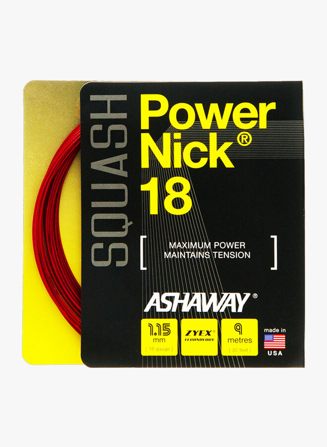 Ashaway PowerNick 18 - Saitenset 9 m