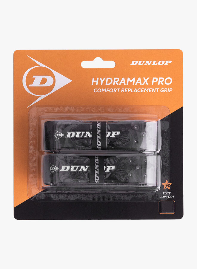 Dunlop Hydramax Pro Basisgriffband - 2er Pack - Schwarz