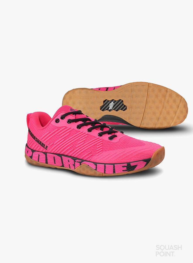 UNSQUASHABLE MIGUEL RODRÍGUEZ SPEZIAL Squashschuh - Pink