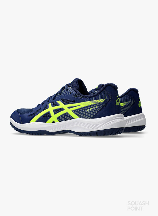 Asics Upcourt 6 - Dunkelblau / Neongelb
