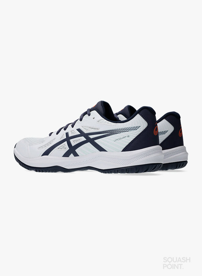 Asics Upcourt 6 - Weiß / Dunkelblau