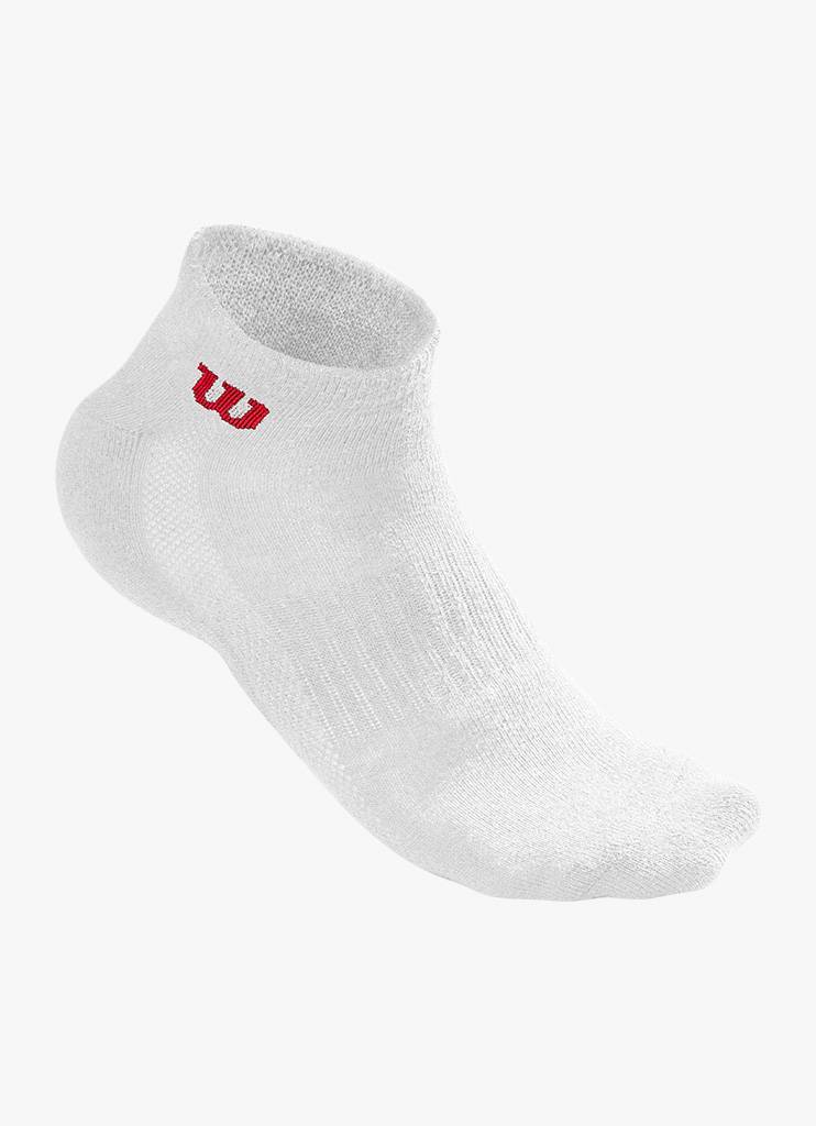 Wilson Men's Quarter Socks - 3 Pack - White - Buy Online - Squashpoint