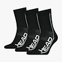 Head Performance Short Socks - 3 Pack - Black